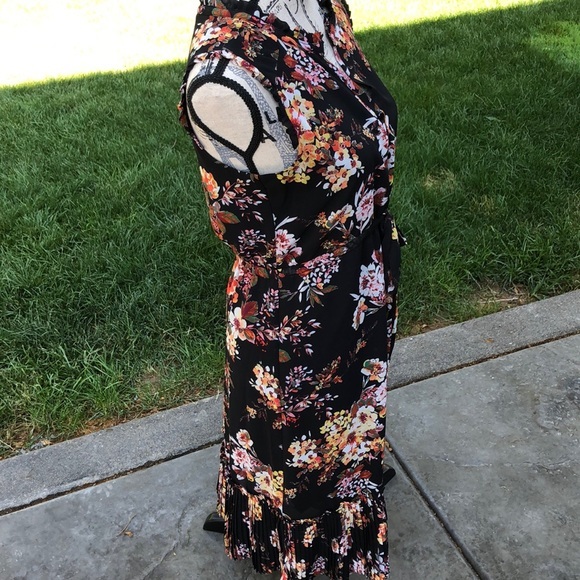 And New Day Button front Pleated skirt Dress S - Picture 2 of 8